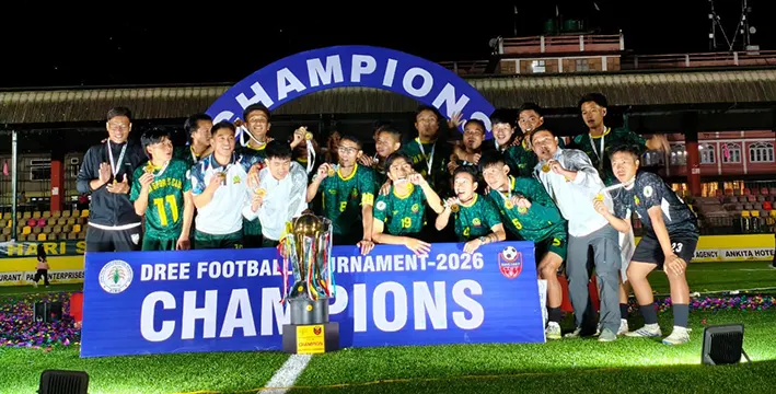 Hari Sports Club lift 59th Central Dree Football trophy