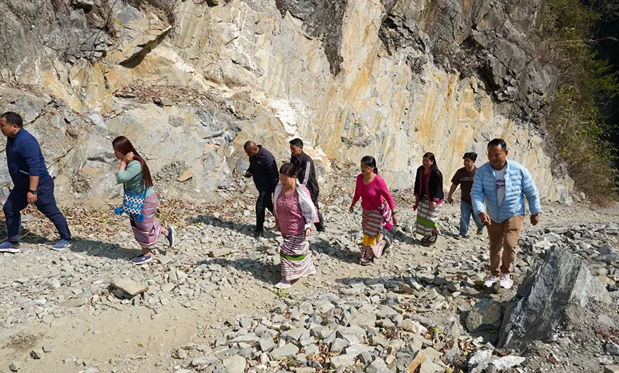 Pul inspects progress of VVP road, other infrastructure