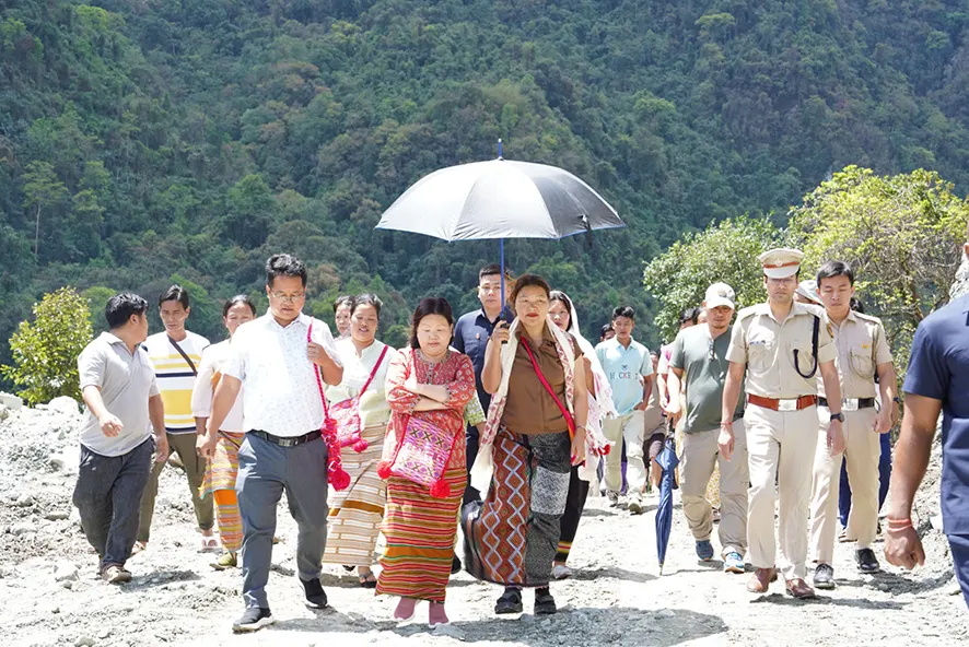 Pul inspects Ampani hydel project