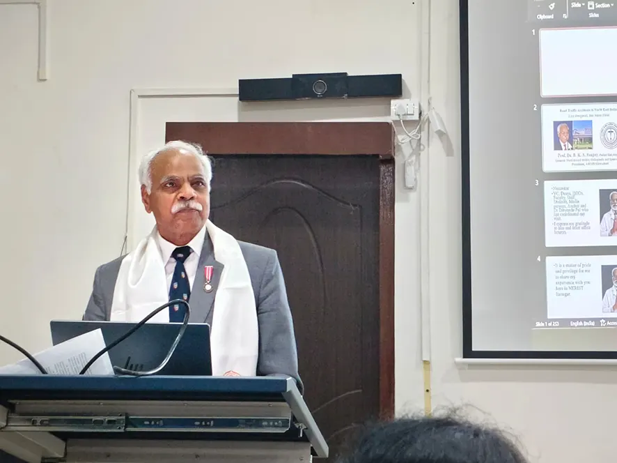 Lecture on road safety and trauma care
