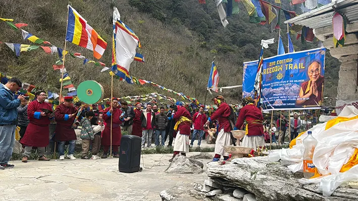 2nd edition of trekking on ‘freedom trail’ flagged off