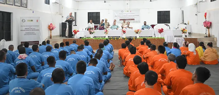 Stakeholders’ consultation on drugs, HIV, and prison health organised at dist jail