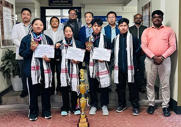 RGU honours medal-winning students in IU karate championships