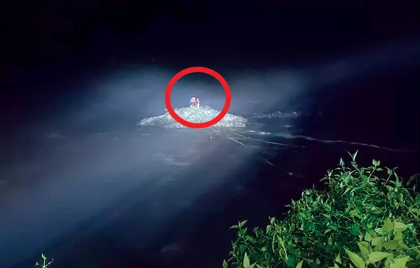 3 stranded locals rescued after hours-long operation