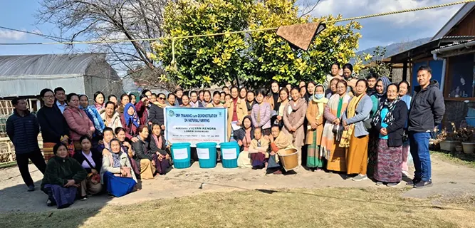 Trg-cum-demo prog on natural farming