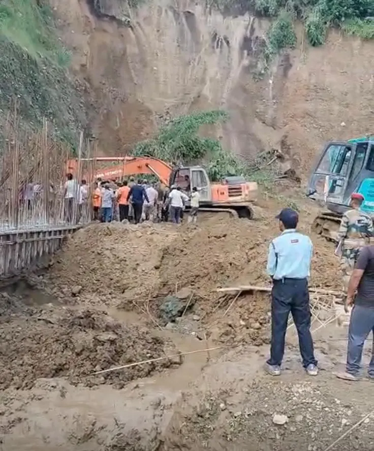 Two workers dead in construction site landslide