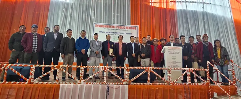 Public hearing for Athunli HEP conducted