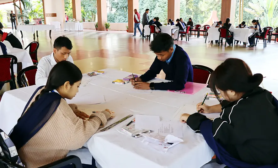 Painting, essay writing competitions conducted at Lok Bhavan