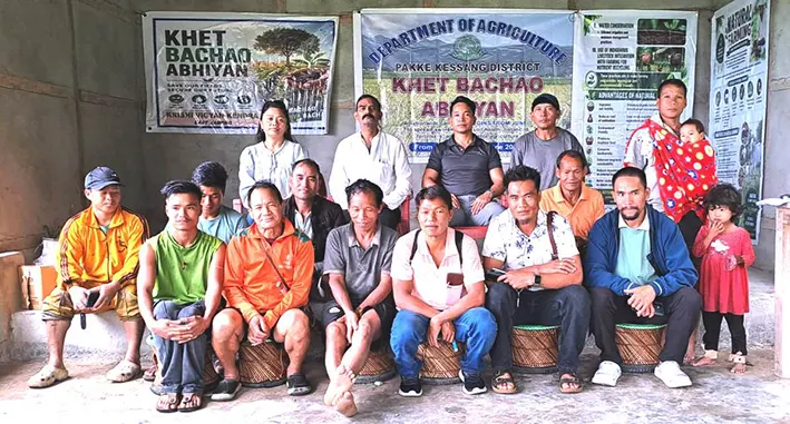 Prog under Khet Bachao Abhiyan held