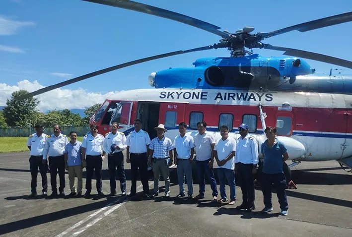 GoAP deploys chopper to airlift essential supplies to areas cut off by floods