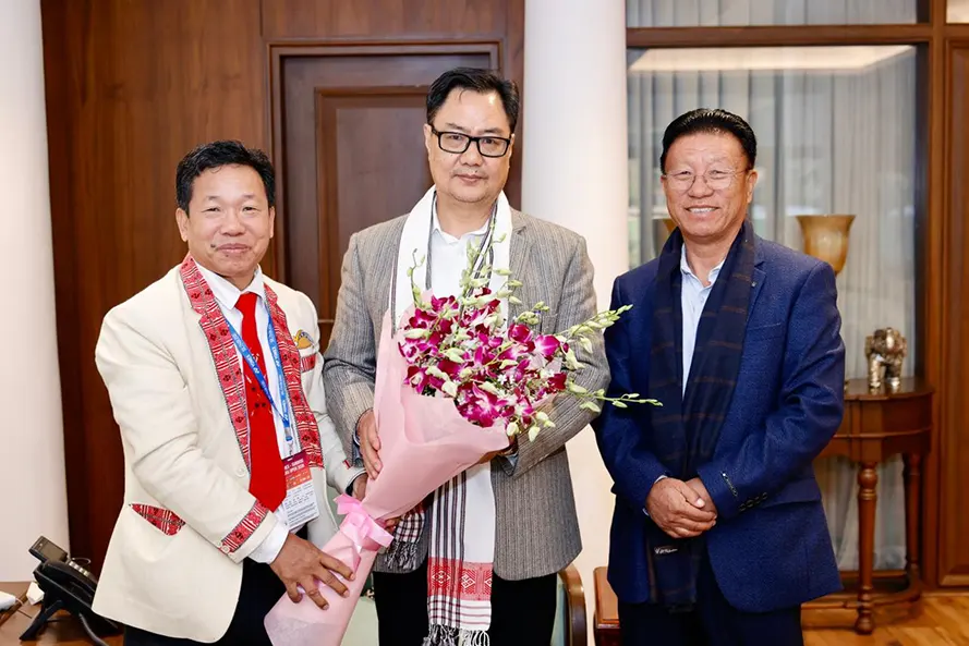AOA urges Rijiju to take up stapled visa issue with MEA
