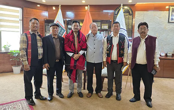 Ex-legislators from Nagaland call on speaker