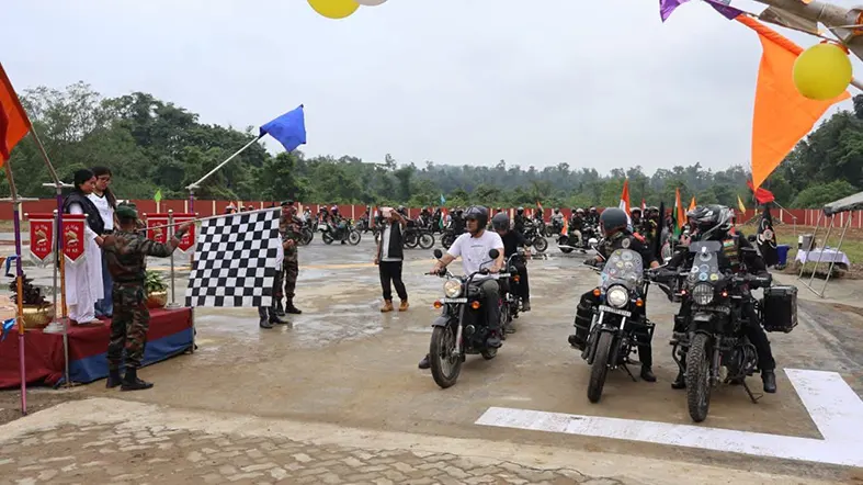 Bike rally organised to commemorate Hangpan Dada