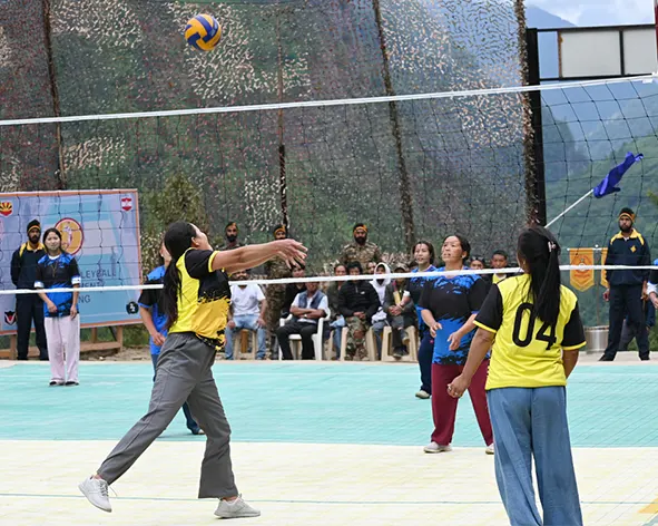 Indian Army conducts volleyball tournament