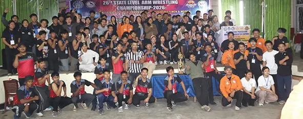 Noshi and Nath ‘champion of champions’ of 26th State-Level Arm Wrestling C’ship