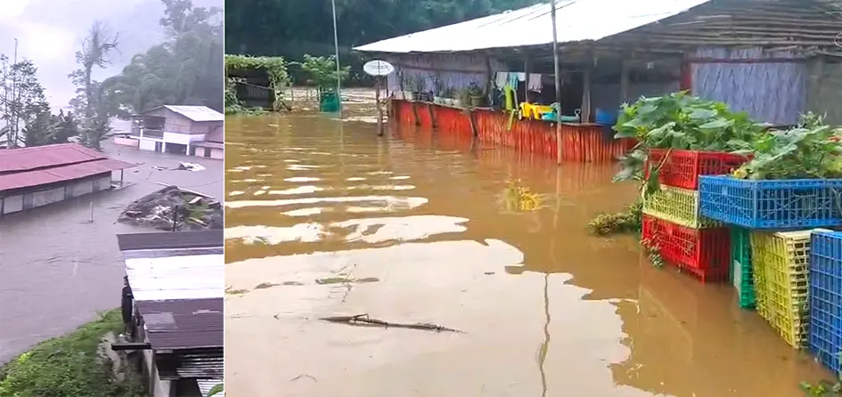 Fresh floods, landslides disrupt normal life in several dists