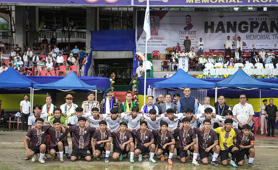 9th State-level Hangpan Dada Football & Volleyball Tournaments begin