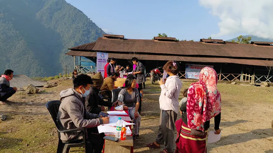 Free health camps organised
