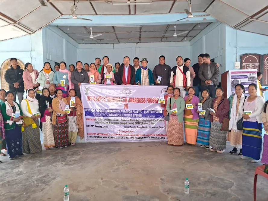 Training prog on improved piggery husbandry organised