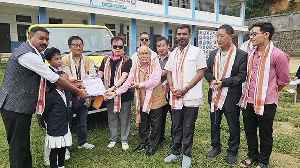 MLA donates vehicle to school