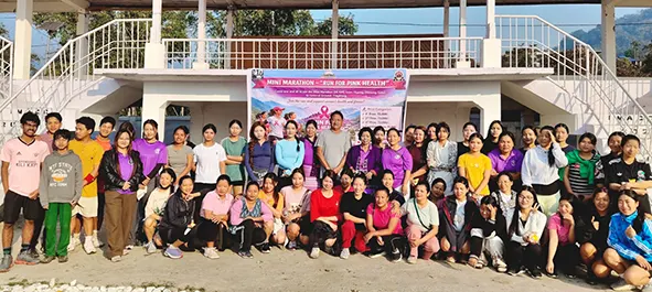 APWWS Yingkiong organises ‘Pink Health’ mini marathon