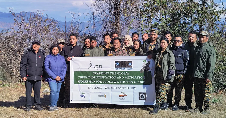 Workshop on threat identification for Ludlow’s Bhutan Glory
