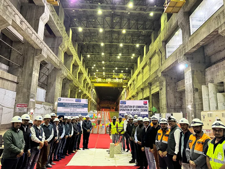 Commercial operation of 3rd unit of SLHEP commences