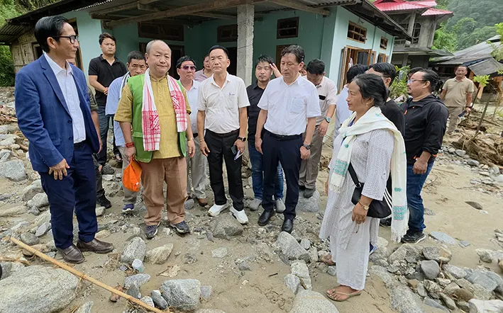 Tagak seeks special package from Centre for flood-affected dists