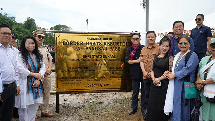 India-Myanmar border haat at Pangsau Pass reopens