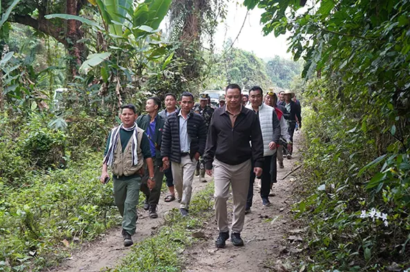 Min, MLA conduct survey for road connectivity