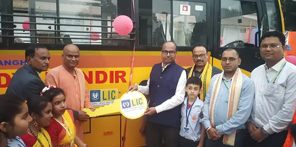 LIC donates school building, bus