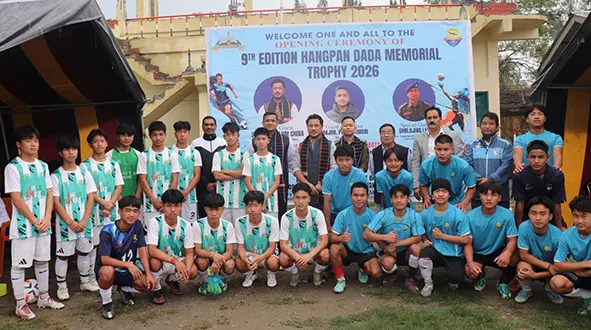 Hangpan Dada U-16 tournament begins in Tezu