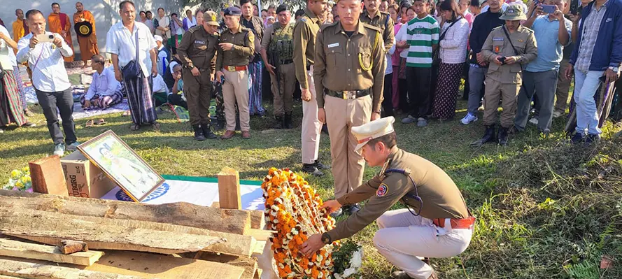 Namsai performs last rites of Chow Chikseng Manpang with full honours