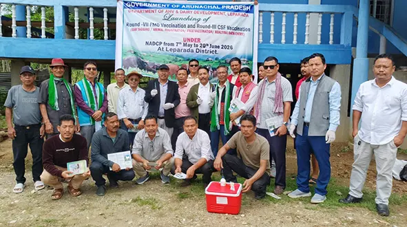 FMD & CSF vaccination drives launched in Leparada