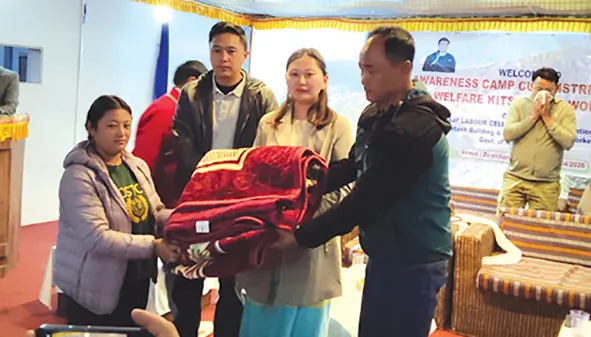 APB&OCWWB distributes welfare kits to workers