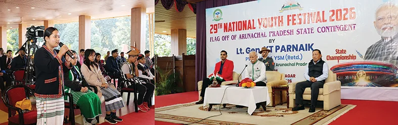 Guv urges youths to share stories of Arunachal with world