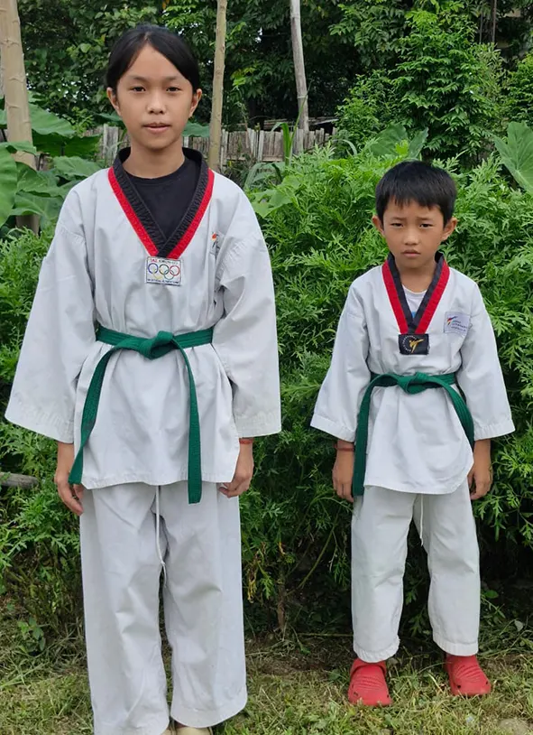 Siblings shine at Gorkha National Taekwondo C’ships